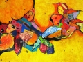 Daffodils_35x23_inches_-_Mixed_media_on_board